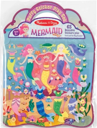újrahasználható habmatricák tengeri tündérekkel MELISSA & DOUG