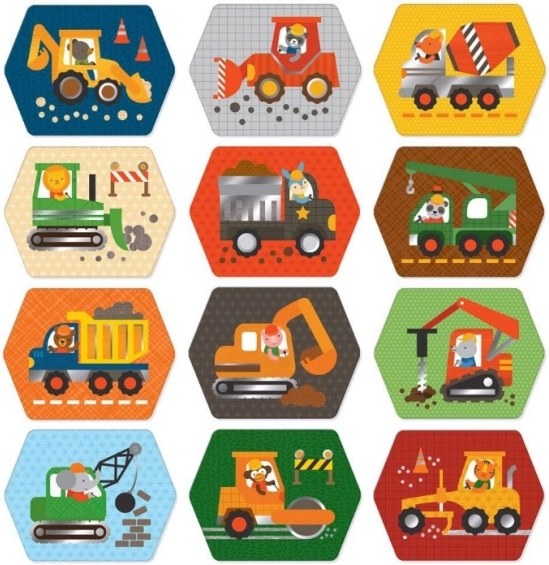 Pexeso Construction Machines for Kids