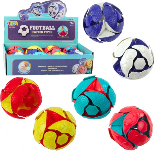 Foldable color-changing ball 8 cm for throwing and juggling