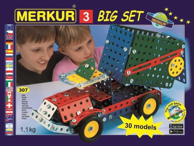 Sestavljanka Merkur 3 - 30 modelov, 273 kosov
