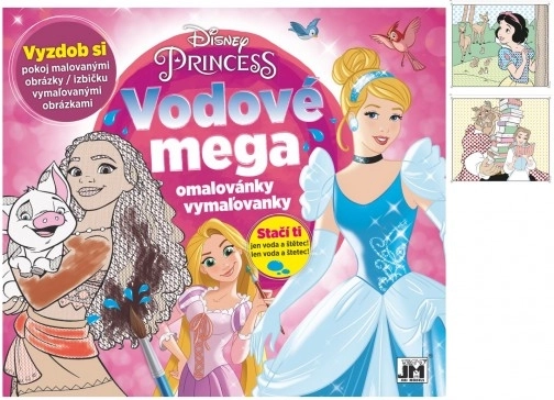 Grands livres à colorier à l'eau Disney Princesses
