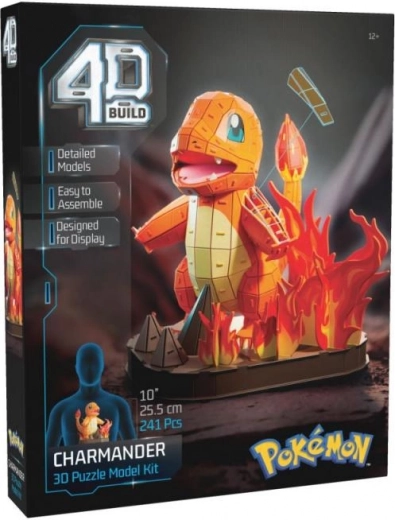 3D paper model Pokémon Charmander