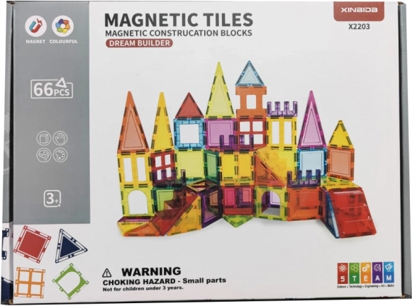 Magnetic Building Set for Young Constructors