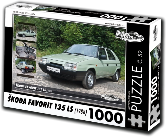 Puzzle RETRO-CARS Škoda Favorit 135 LS 1000 pieces