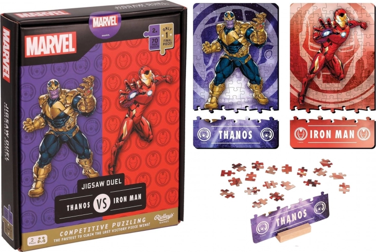 Puzzle Duel MARVEL Avengers: Thanos vs Iron Man 2×70 pieces