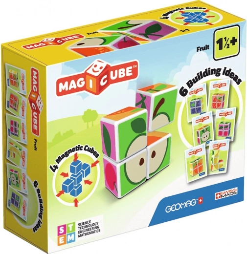 GEOMAG Magnetic Cubes Magicube Fruit