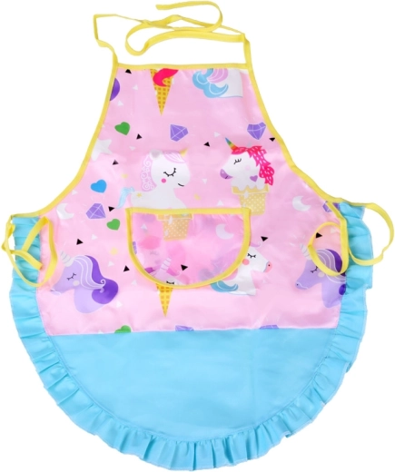 Adorable tablier licorne avec poche pratique