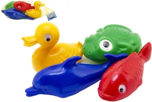 Sæt med flydende dyr til badekar og pool