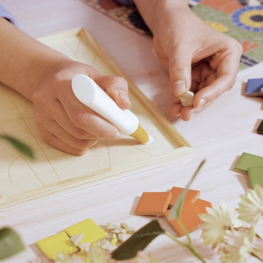 Easy gluing and precise placement