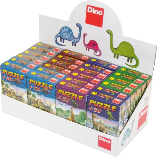 Dinosaur Puzzle with Figurine – 60 Pieces