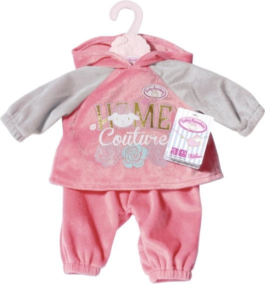 Baby Annabell tenue de sport pour poupées rose‑gris