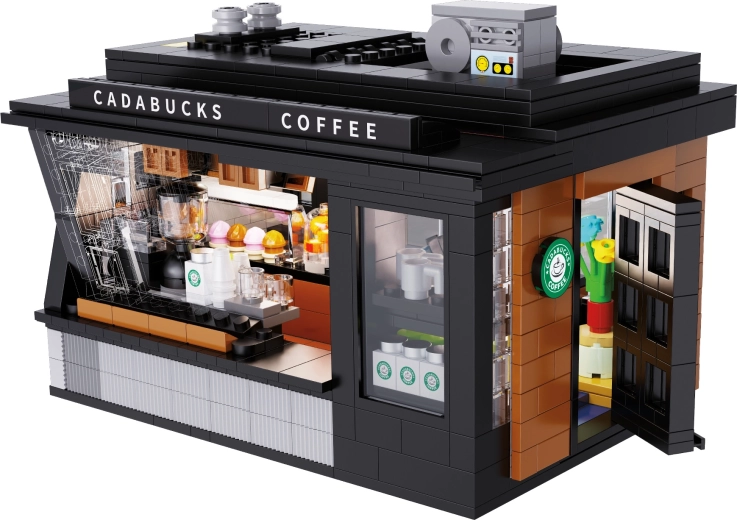 Detailed barista zone and shopfront