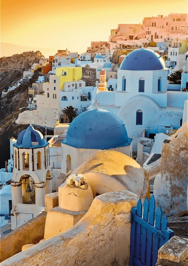 Puzzle TREFL Premium Plus Photo Odyssey: Oia, Santorini 1000 pieces