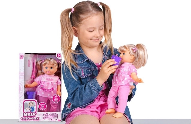 Poupée NATALIA Proprette parlante 33 cm
