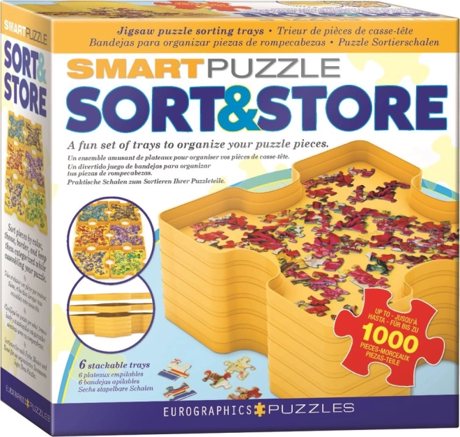 EUROGRAPHICS puzzle sorter – set of 6 trays