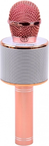 Bluetooth draadloze karaokemicrofoon met ingebouwde luidspreker – Lichtroze