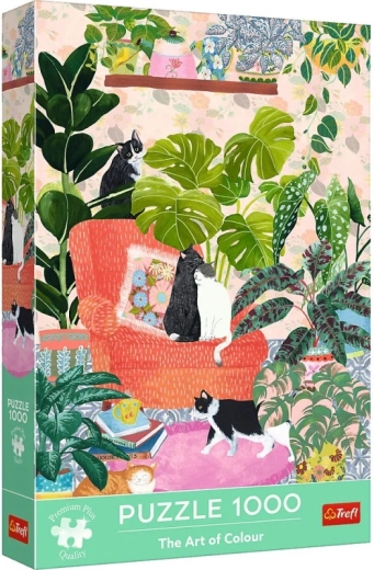 TREFL Premium Plus 1000-piece Puzzle – The Art of Colour: Sweet Home