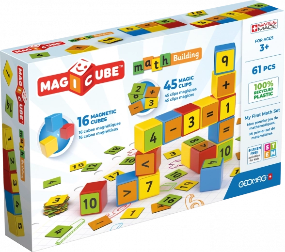 Geomag Magicube math building set 61 pieces