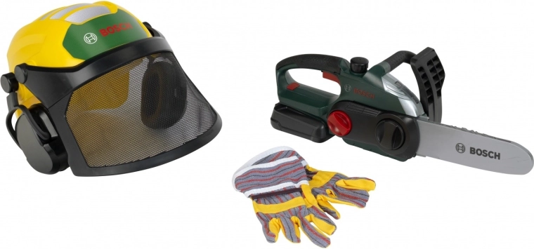 Valósághű láncfűrész fénnyel és hanggal