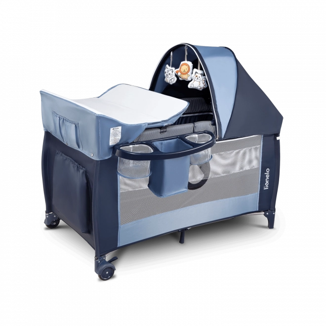 Lionelo Sven Plus Travel Cot – Blue