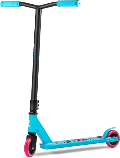 Ampio manubrio a Y da 48,5 cm e rotazione a 360°