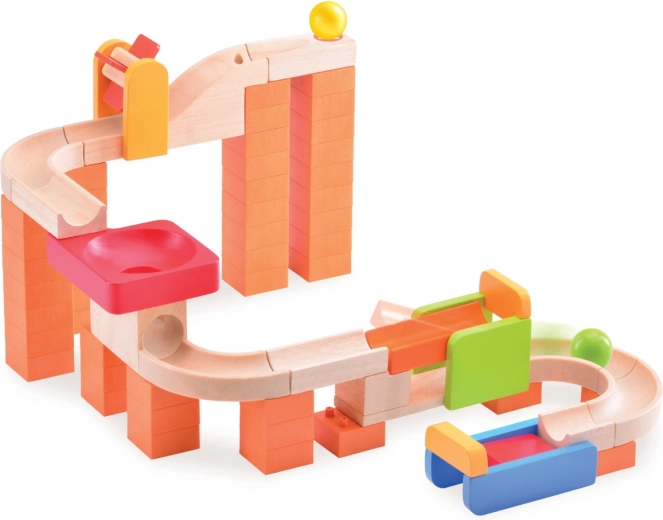 Wonderworld wooden marble run TRIX Carousel and Whirlpool