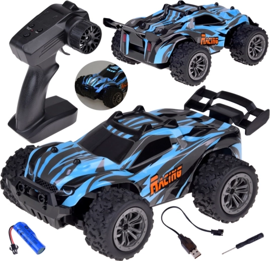 Fjernstyret racerbil Rapid Monster med lys