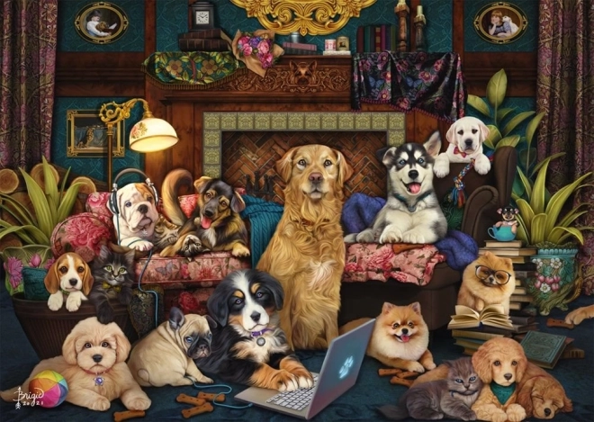 Puzzle Remarkable Evening in the Lounge 1000 Pieces