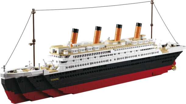 SLUBAN Titanic Building Set – large 1018-piece model