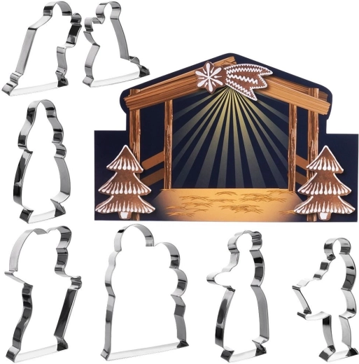 Crèche complète réalisée avec vos biscuits