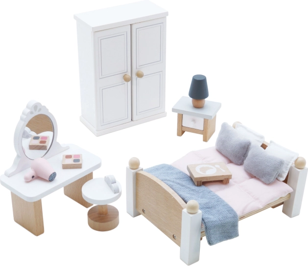 Ensemble de meubles de chambre pour maison de poupée