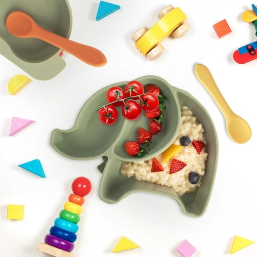 Three separate compartments for a varied diet