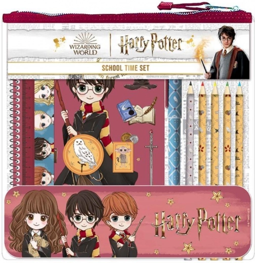 School and creative set HARRY POTTER in plastic case 24 × 24 × 3 cm