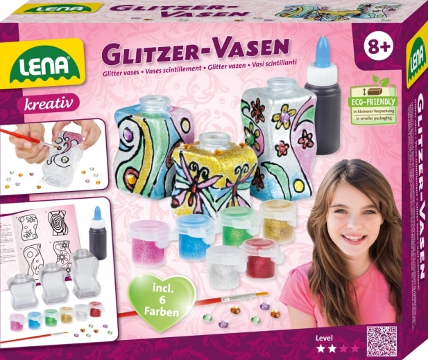 Lena glass painting – sparkly creative set for kids