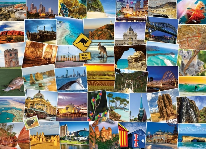 Puzzle Eurographics Globetrotter Australia 1000 pieces