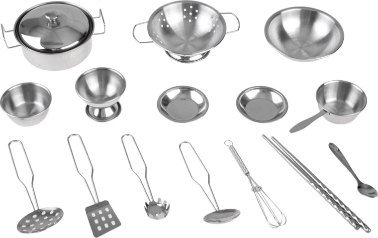 Ricco set di accessori in acciaio inox