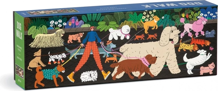 Panoramic Puzzle Dog Walk 1000 Pieces GALISON
