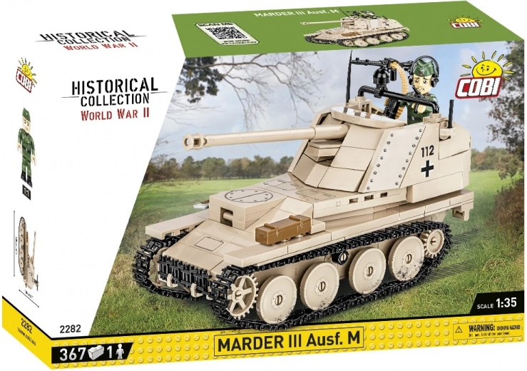 Marder III Ausf. M (Sd.Kfz. 138) 1:35 building set – historic tank destroyer