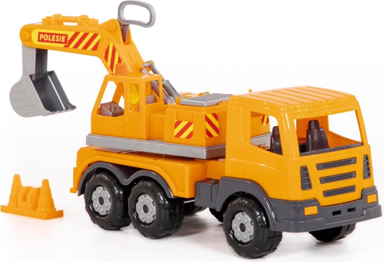 Mechanical bucket with handle