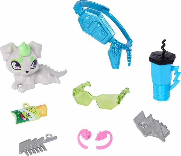 Animaletto e 7 accessori a tema