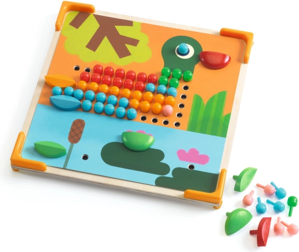 Piolini e semisfere grandi e colorati