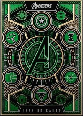 Cartes Avengers paquet vert