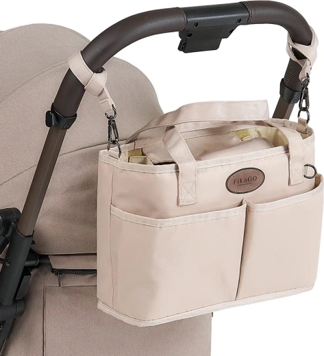 Eenvoudige montage op de meeste kinderwagens