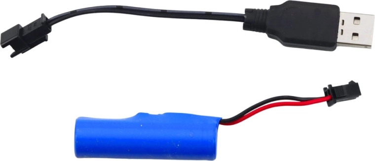 Ready to play with a rechargeable battery