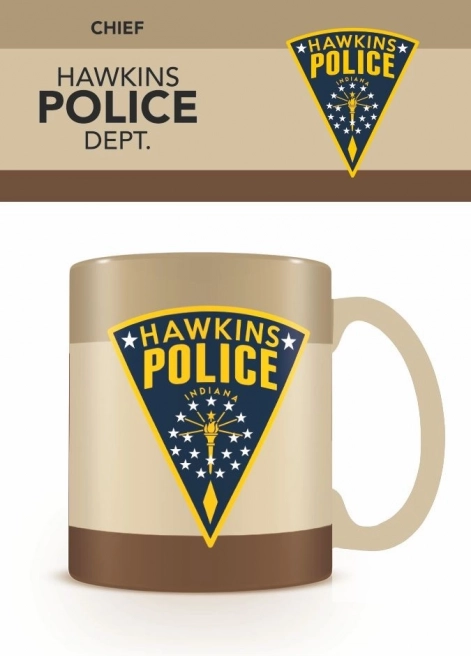Stranger Things Hawking Police Mug