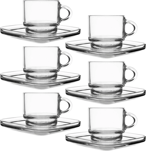 Lot de 6 tasses pour un espresso parfait
