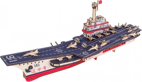 Woodcraft Wooden 3D Puzzle Aircraft Carrier Liaoning