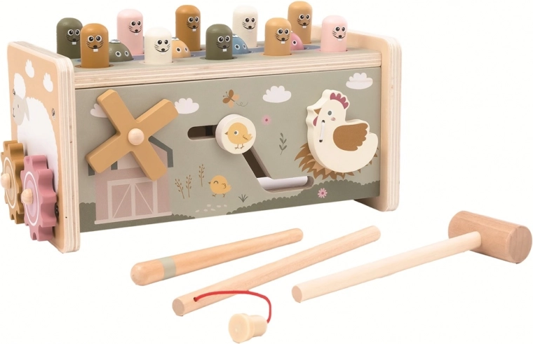 Jeu de marteau avec taupes pour la force et la précision