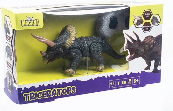 Dinosaurus triceratops na daljinsko upravljanje sa svjetlom i zvukovima