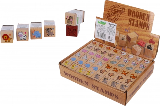 Wooden Animal Stamps